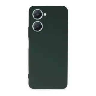 Vivo Y18 Uyumlu Kılıf First Silikon - Koyu Yeşil