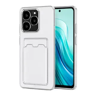 Realme C61 Uyumlu Kılıf Kart Şeffaf Silikon - Şeffaf