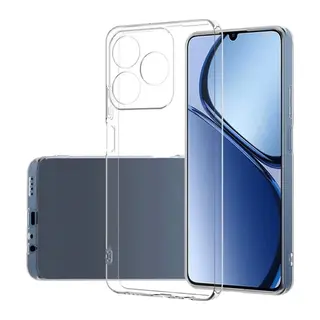 Realme C61 Uyumlu Kılıf Lüx Şeffaf Silikon