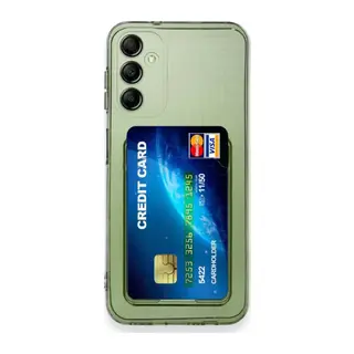 Samsung Galaxy A16 5G Uyumlu Kılıf Kart Şeffaf Silikon - Şeffaf
