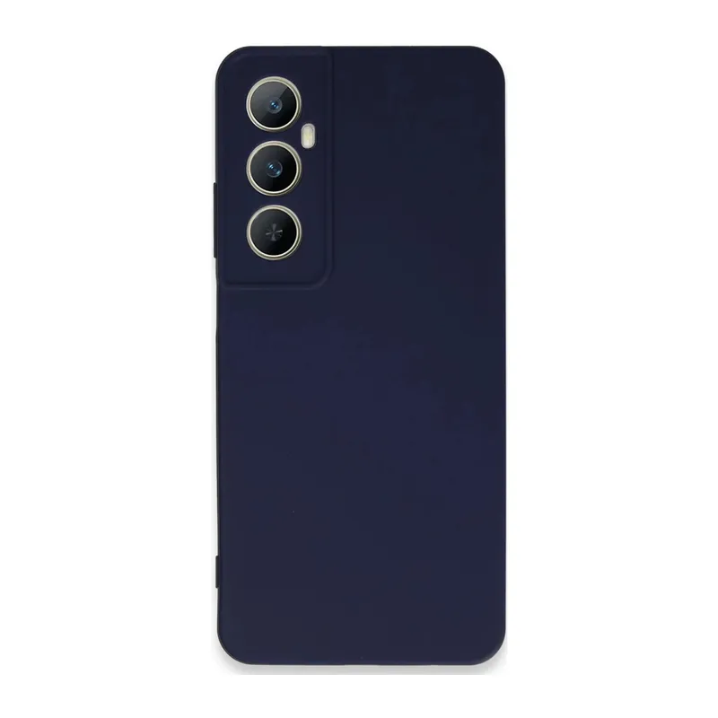 Realme C65 Uyumlu Kılıf First Silikon - Lacivert
