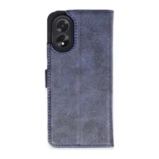 Oppo A38 Uyumlu Kılıf Trend S Plus Kapaklı Kılıf - Lacivert