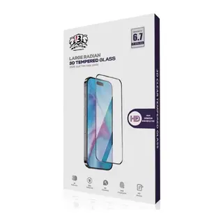 Apple iPhone 15 Pro Uyumlu Bilvis 0.18mm Plus Cam Ekran Koruyucu