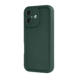 Apple iPhone 16 Uyumlu Kılıf Viera Silikon - Koyu Yeşil
