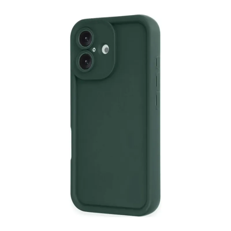 Apple iPhone 16 Uyumlu Kılıf Viera Silikon - Koyu Yeşil
