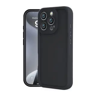 Apple iPhone 16 Pro Uyumlu Kılıf Viera Silikon - Siyah