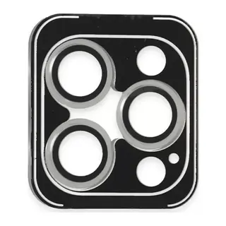 Joko Apple iPhone 16 Pro Max Uyumlu PVD Metal Kamera Lens - Gümüş