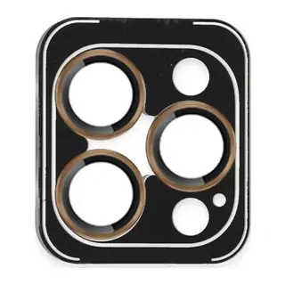 Joko Apple iPhone 16 Pro Max Uyumlu PVD Metal Kamera Lens - Gold