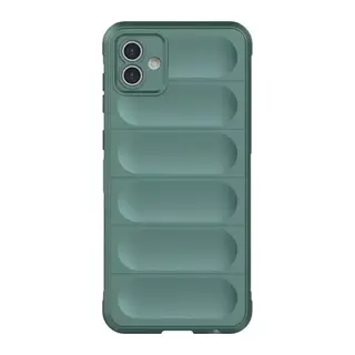 Samsung Galaxy A06 Uyumlu Kılıf Optimum Silikon - Koyu Yeşil