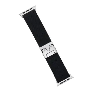 Apple Watch 42mm Uyumlu Forest Kumaş Kordon - Siyah
