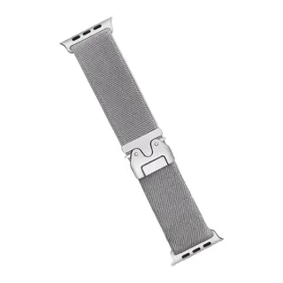 Apple Watch 42mm Uyumlu Forest Kumaş Kordon - Titan Gri