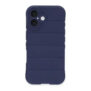 Apple iPhone 16 Uyumlu Kılıf Optimum Silikon - Lacivert
