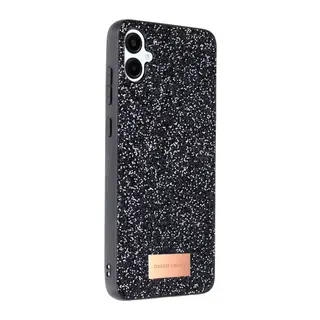 Onegif Samsung Galaxy A06 Uyumlu Bright Simli Kapak - Siyah
