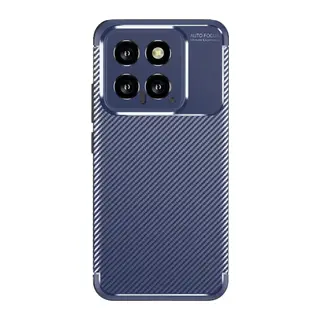 Xiaomi Mi 14T Uyumlu Kılıf Auto Focus Karbon Kapak - Lacivert