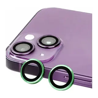Apple iPhone 15 Uyumlu Raze Metal Kamera Lens - Yeşil