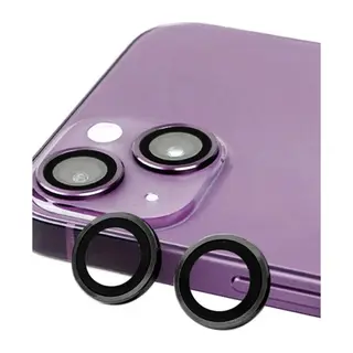 Apple iPhone 14 Plus Uyumlu Raze Metal Kamera Lens - Siyah