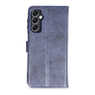 Samsung Galaxy M34 5G Uyumlu Kılıf Trend S Plus Kapaklı Kılıf - Lacivert