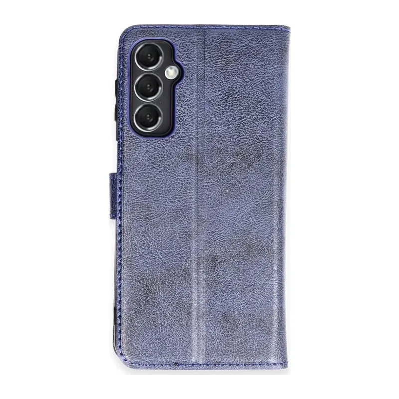 Samsung Galaxy M34 5G Uyumlu Kılıf Trend S Plus Kapaklı Kılıf - Lacivert