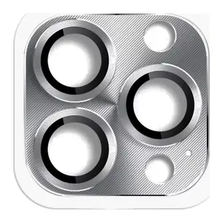 Apple iPhone 16 Pro Max Uyumlu Pers Alüminyum Kamera Lens - Gri