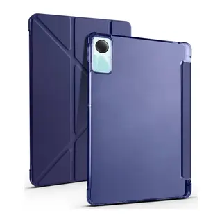 Xiaomi Redmi Pad SE 4G Uyumlu Kılıf Kalemlikli Mars Tablet Kılıfı - Lacivert