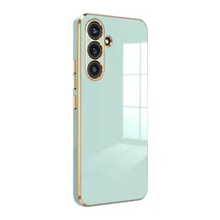 Samsung Galaxy S25 Uyumlu Kılıf Volet Silikon - Açık Yeşil