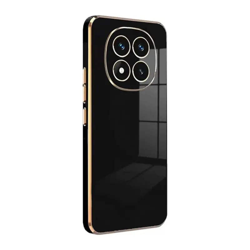 Xiaomi Redmi Note 14 Pro 4G Uyumlu Kılıf Volet Silikon - Siyah