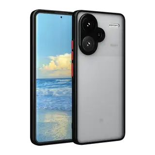 Xiaomi Redmi Note 13 Pro Plus Uyumlu Kılıf Montreal Silikon Kapak - Siyah