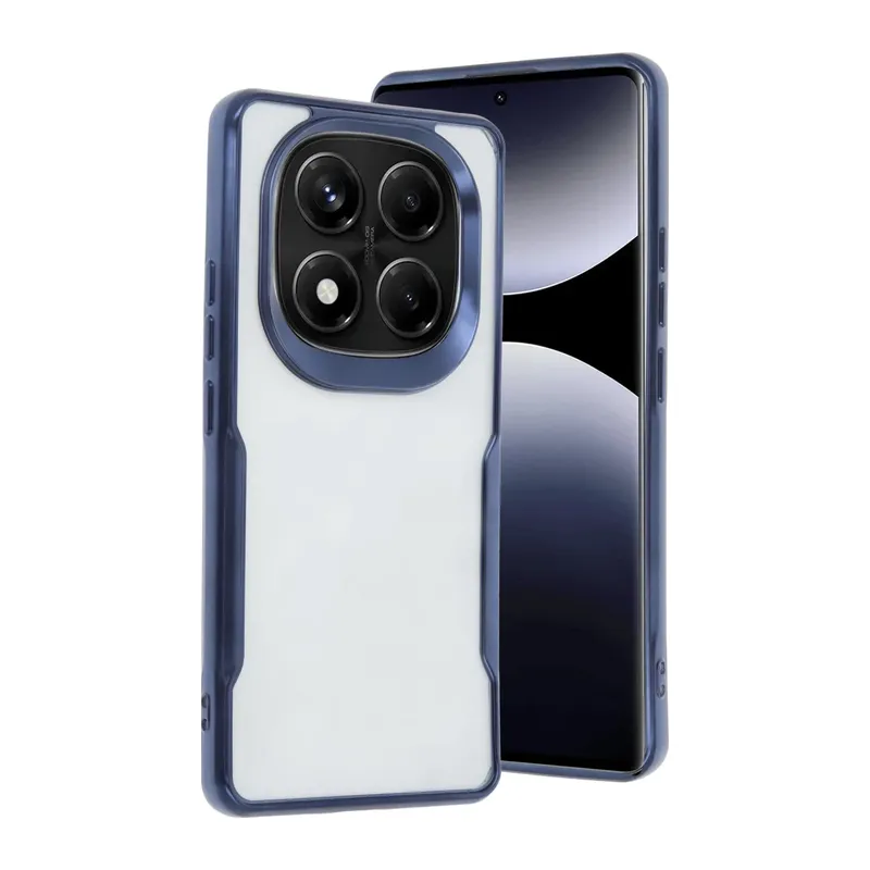 Xiaomi Redmi Note 14 Pro 5G Uyumlu Kılıf Boyi Silikon Kapak - Lacivert