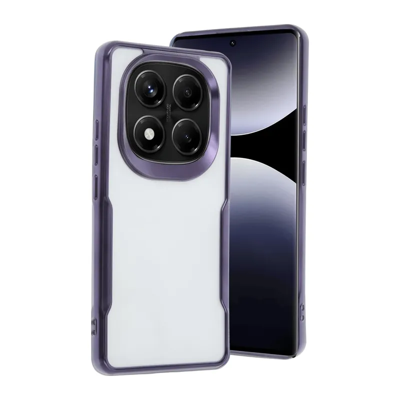 Xiaomi Redmi Note 14 Pro Plus Uyumlu Kılıf Boyi Silikon Kapak - Derin Mor