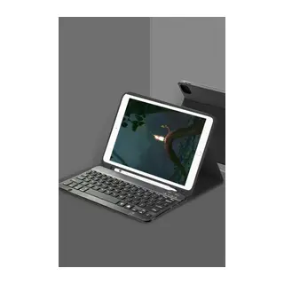 Huawei MatePad SE 11 Kılıf KC01 Smart Klavyeli Tablet Kılıfı - Siyah