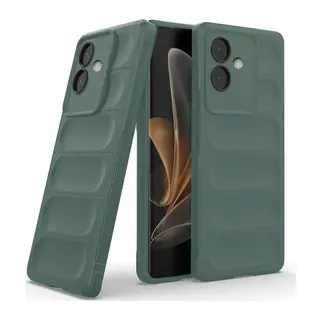 Oppo A3 Uyumlu Kılıf Optimum Silikon - Koyu Yeşil