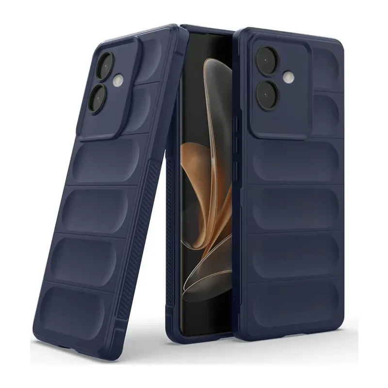 Oppo A3 Uyumlu Kılıf Optimum Silikon - Lacivert