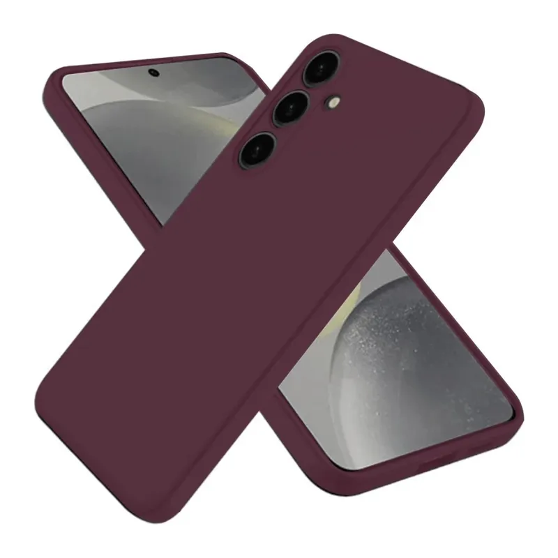 Samsung Galaxy A36 Uyumlu Kılıf First Silikon - Mürdüm