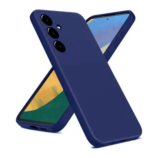 Samsung Galaxy A36 Uyumlu Kılıf Nano içi Kadife Silikon - Lacivert