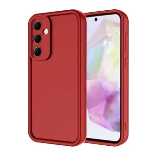 Samsung Galaxy A56 Uyumlu Kılıf Viera Silikon - Kırmızı