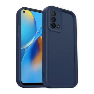 Oppo A74 4G Uyumlu Kılıf Viera Silikon - Lacivert