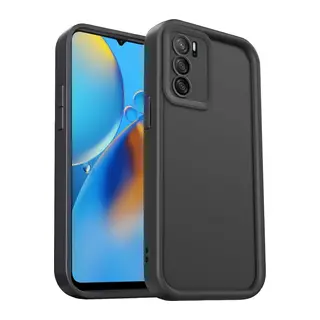 Oppo A16 Uyumlu Kılıf Viera Silikon - Siyah