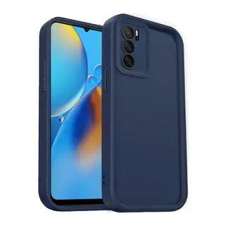 Oppo A16 Uyumlu Kılıf Viera Silikon - Lacivert