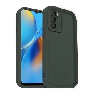 Oppo A16 Uyumlu Kılıf Viera Silikon - Koyu Yeşil
