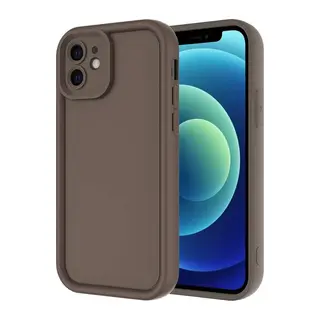 Apple iPhone 11 Uyumlu Kılıf Viera Silikon - Kahverengi