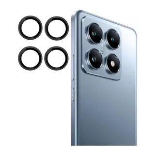 Joko Xiaomi Mi 14T Pro Uyumlu PVD Metal Kamera Lens - Siyah