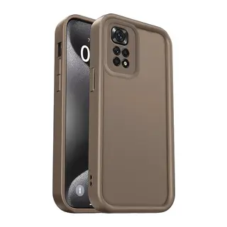 Xiaomi Redmi 10 2022 Uyumlu Kılıf Viera Silikon - Kahverengi