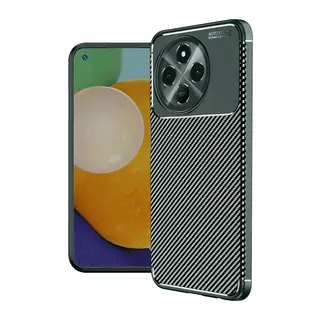 Tecno Spark 30 Pro Uyumlu Kılıf Auto Focus Karbon Kapak - Koyu Yeşil