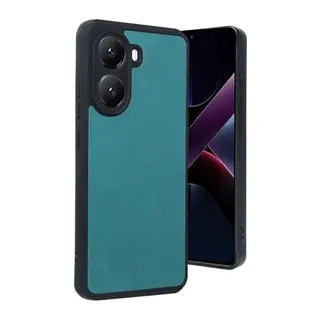Xiaomi Poco X7 Pro Uyumlu Kılıf Aras Deri Kapak - Açık Yeşil