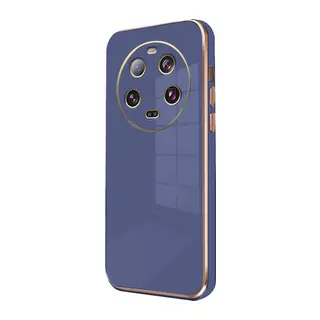 Xiaomi Mi 14 Ultra Uyumlu Kılıf Volet Silikon - Mavi