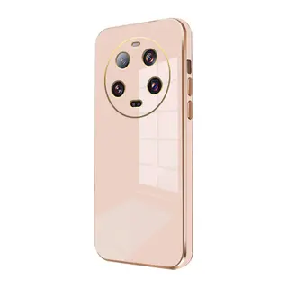 Xiaomi Mi 14 Ultra Uyumlu Kılıf Volet Silikon - Pembe