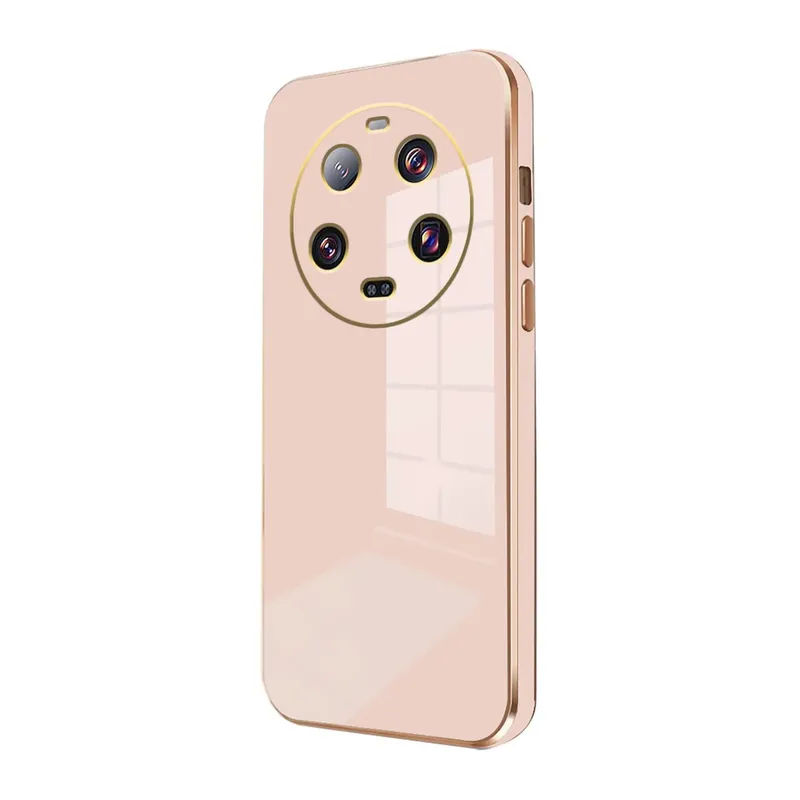 Xiaomi Mi 14 Ultra Uyumlu Kılıf Volet Silikon - Pembe