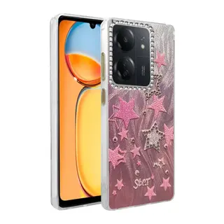 Xiaomi Redmi 13C Uyumlu Kılıf Blade Aynalı Desenli Kapak - Desen 7