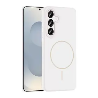 Joko Samsung Galaxy S25 Plus Uyumlu Kılıf Jully Magsafe Kapak - Beyaz