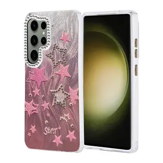 Samsung Galaxy S25 Ultra Uyumlu Kılıf Blade Aynalı Desenli Kapak - Desen 7